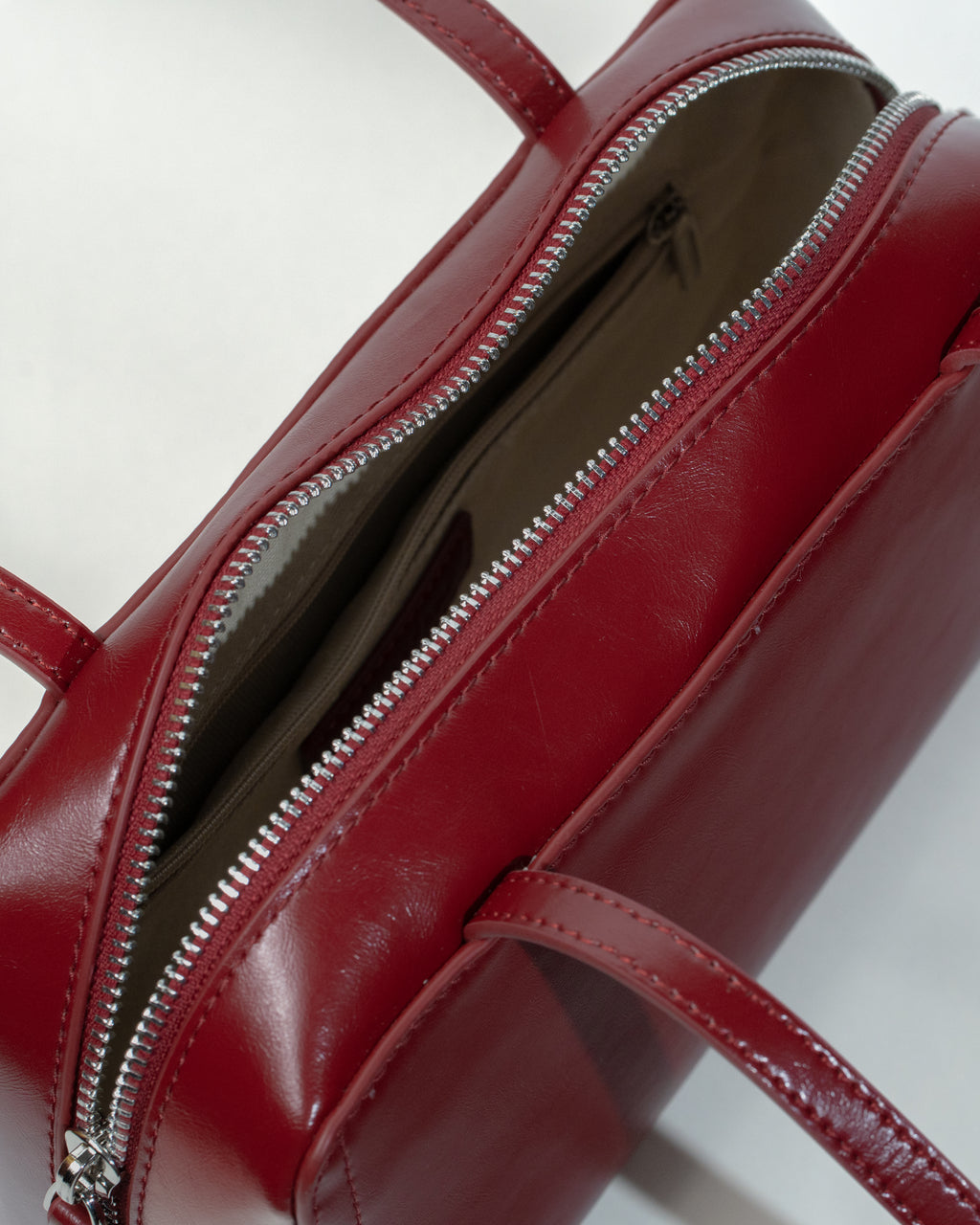 The Box Bowler in Dark Cherry