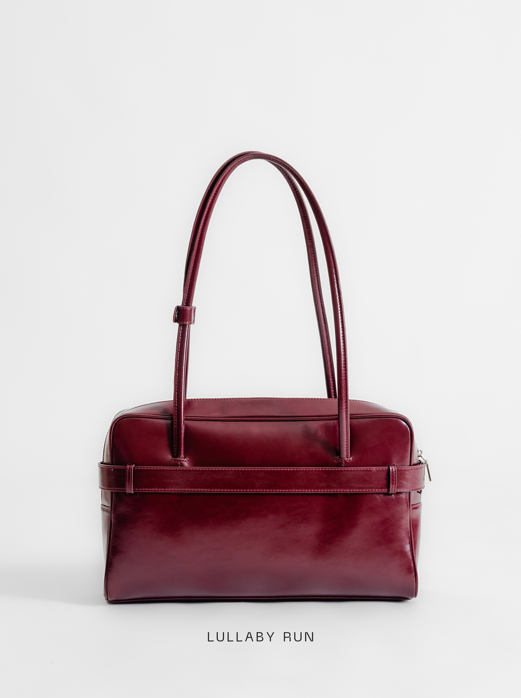 The Archive Bowler (Belted Ver.) in Burgundy Wine
