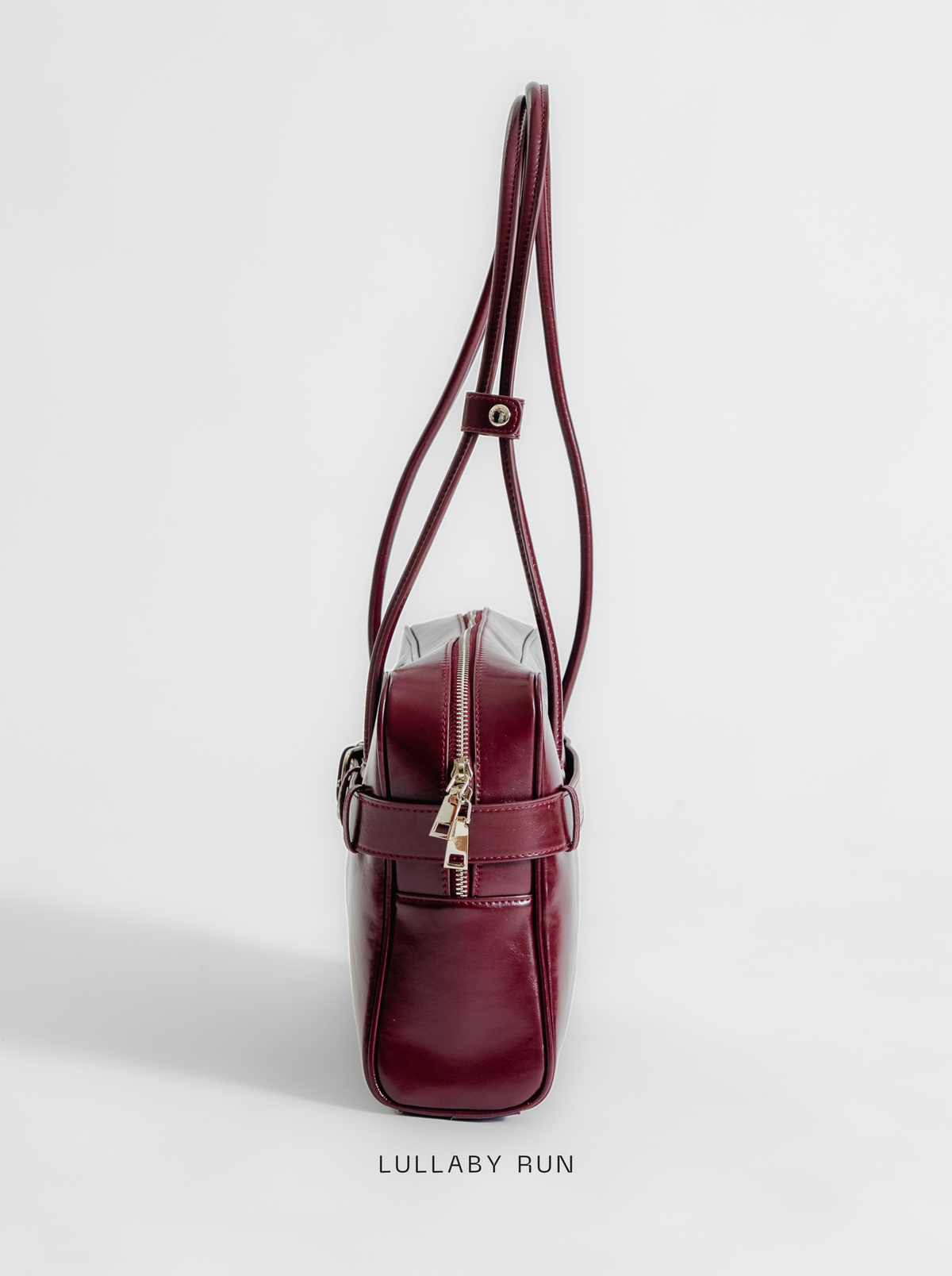 The Archive Bowler (Belted Ver.) in Burgundy Wine