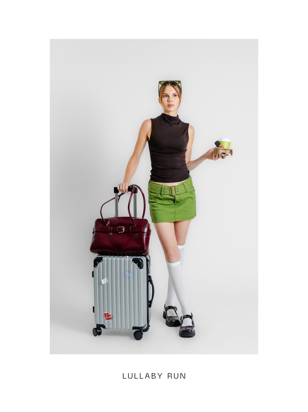 The Archive Bowler (Belted Ver.) in Burgundy Wine
