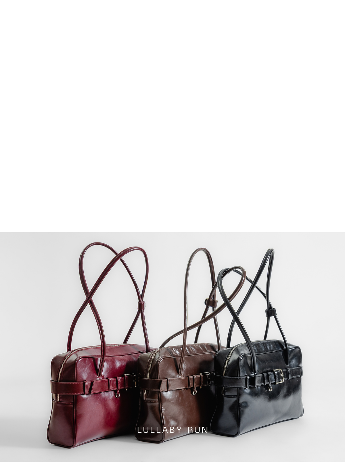 The Archive Bowler (Belted Ver.) in Burgundy Wine