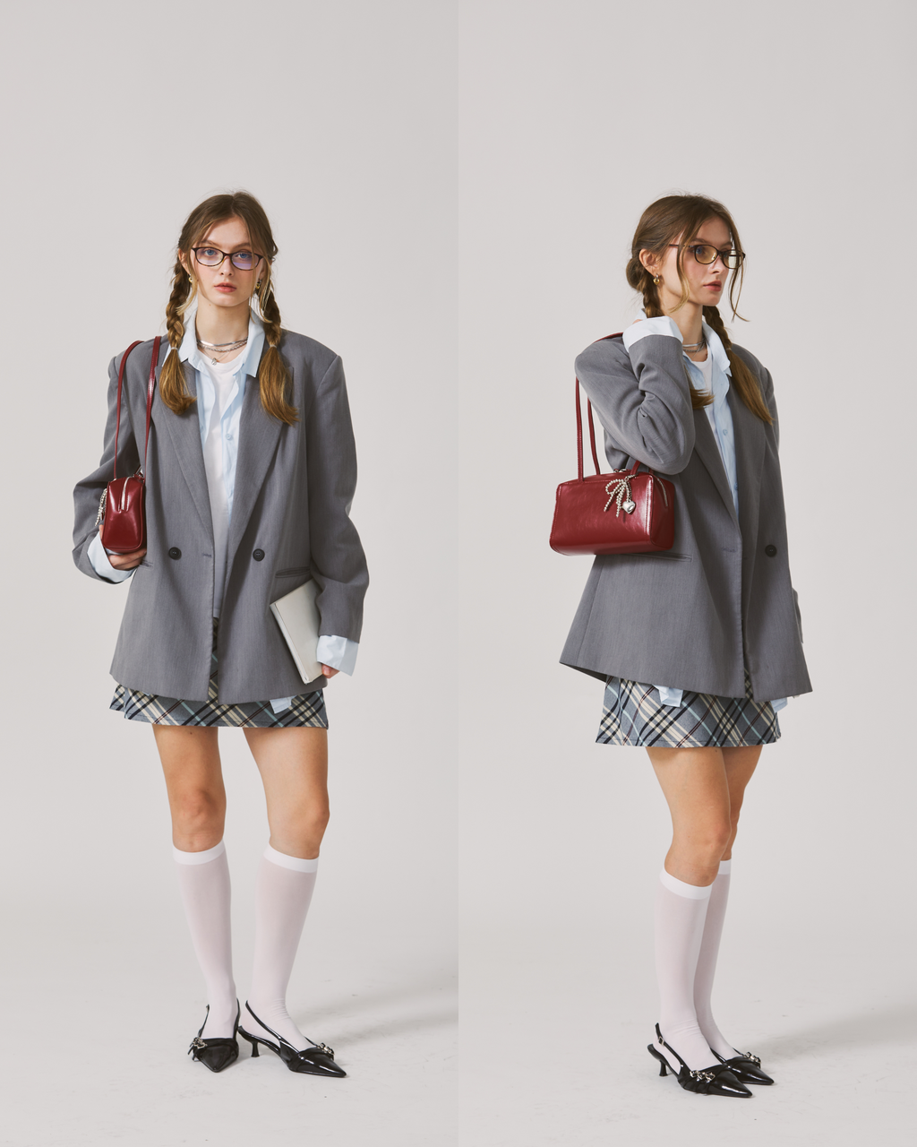 The Box Bowler in Dark Cherry