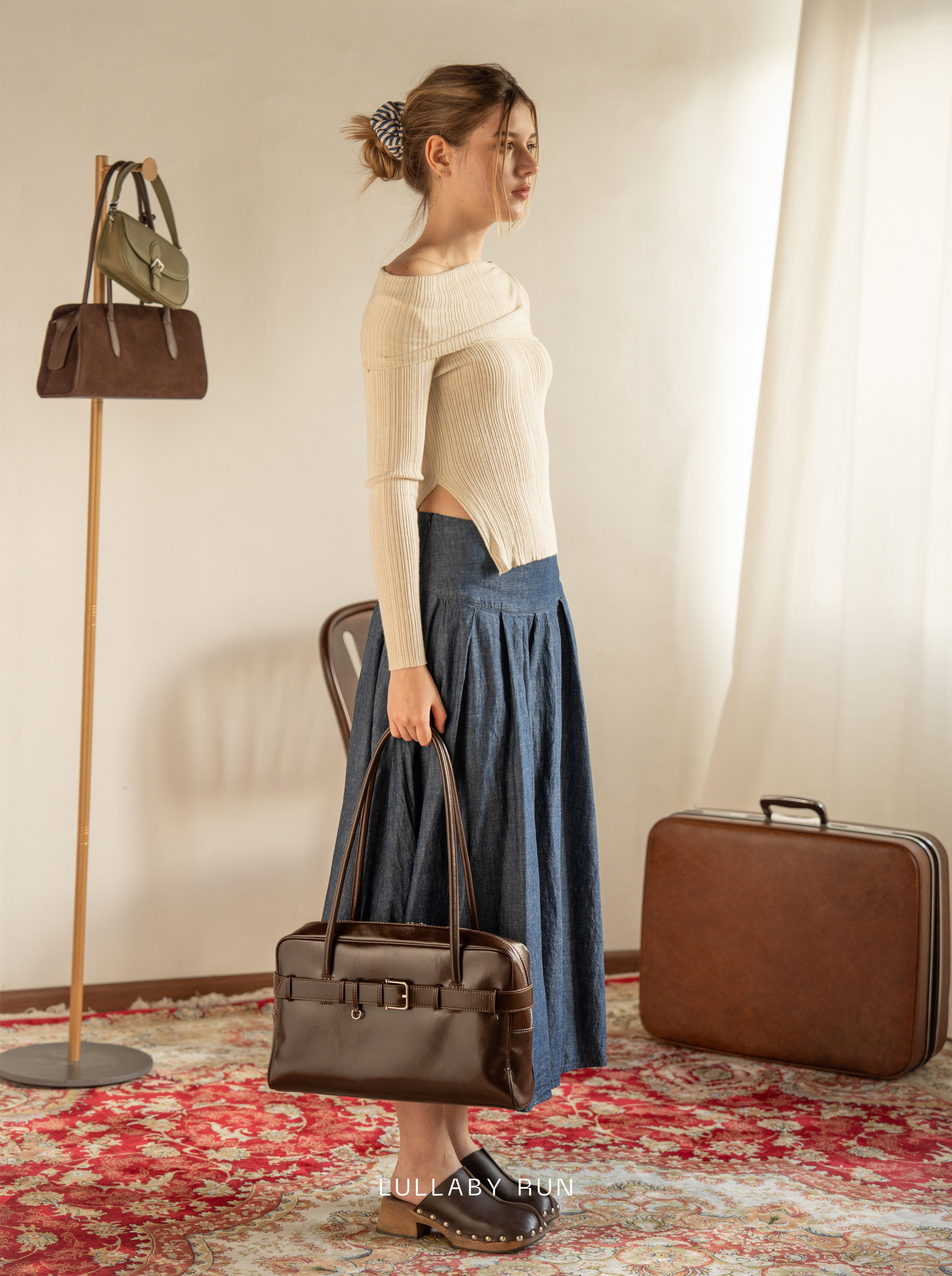 [PRE-ORDER] The Archive Bowler (Belted Ver.) in Dark Chocolate