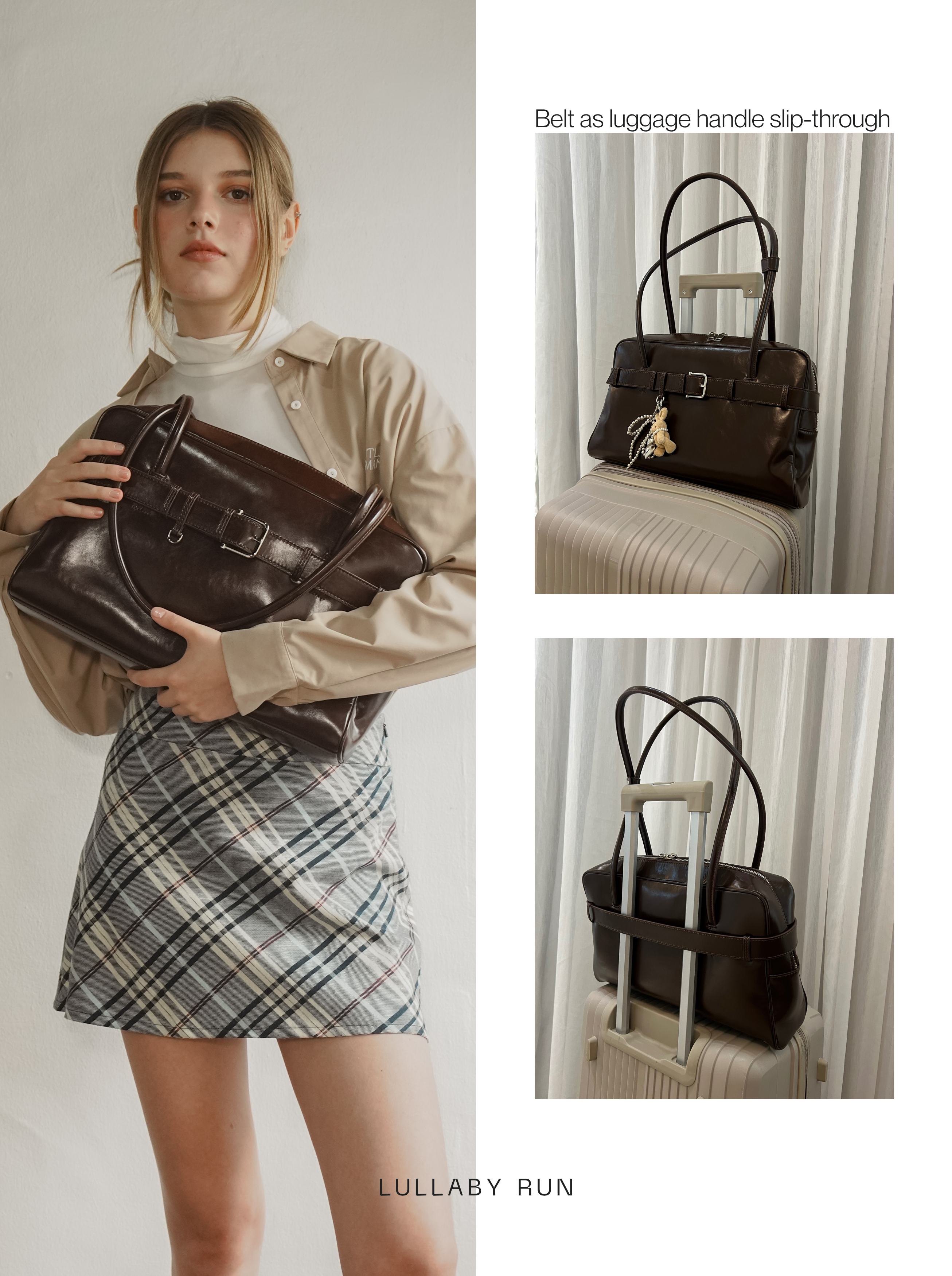 [PRE-ORDER] The Archive Bowler (Belted Ver.) in Dark Chocolate