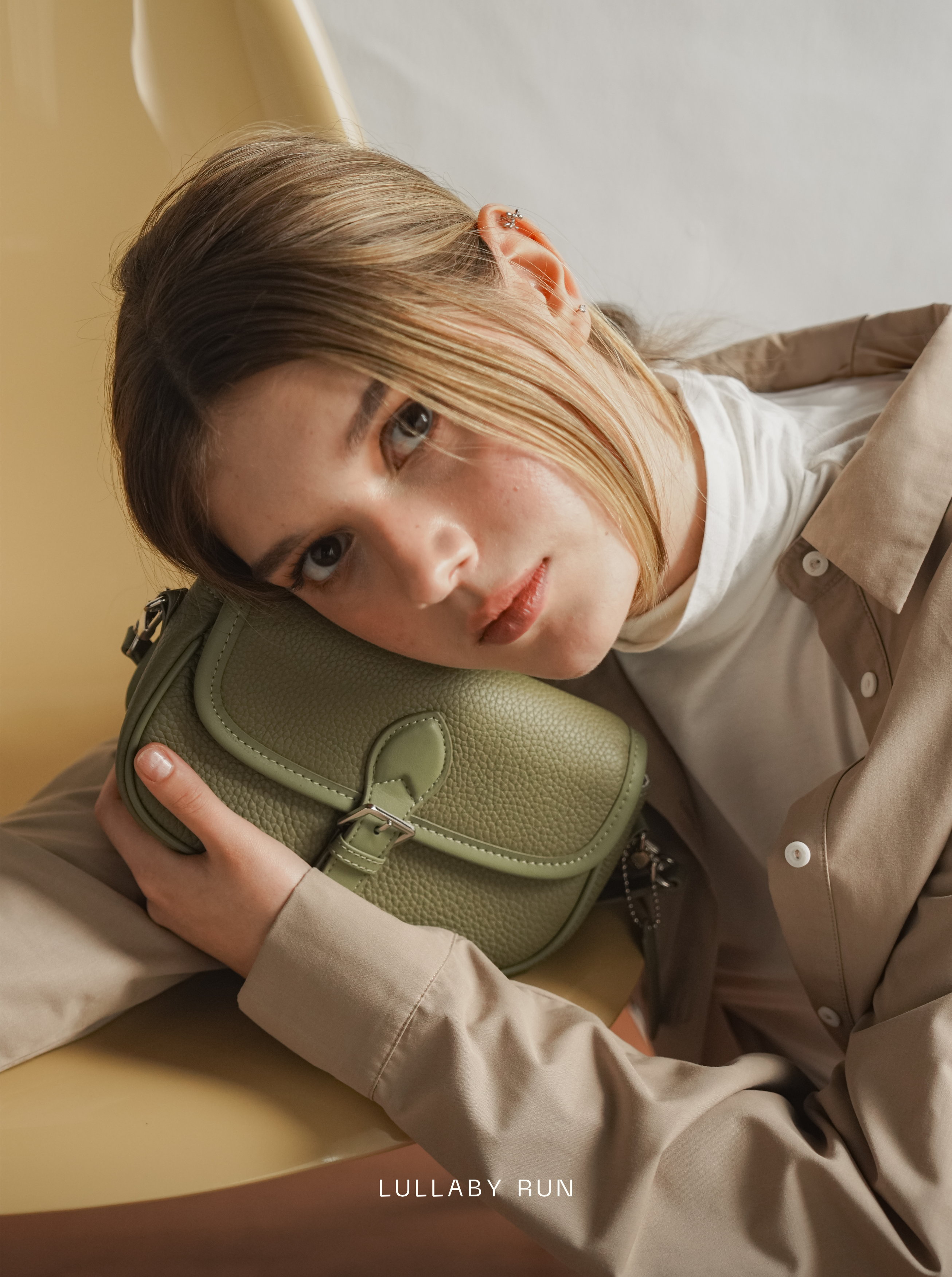 The Buckle Baby in Moss Green
