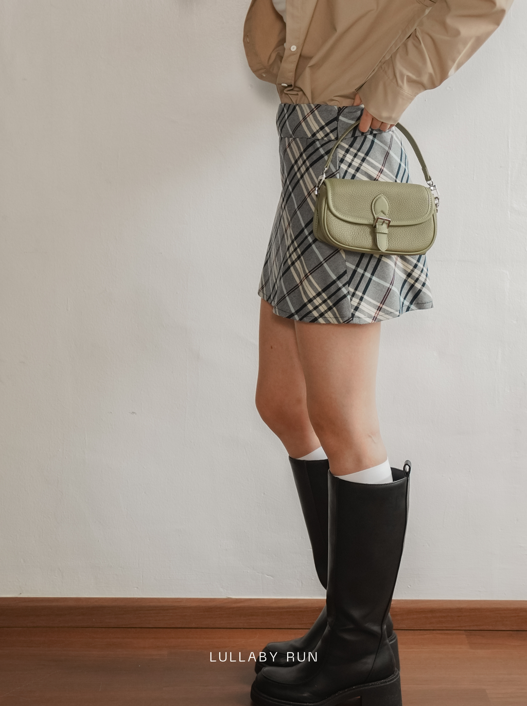 The Buckle Baby in Moss Green