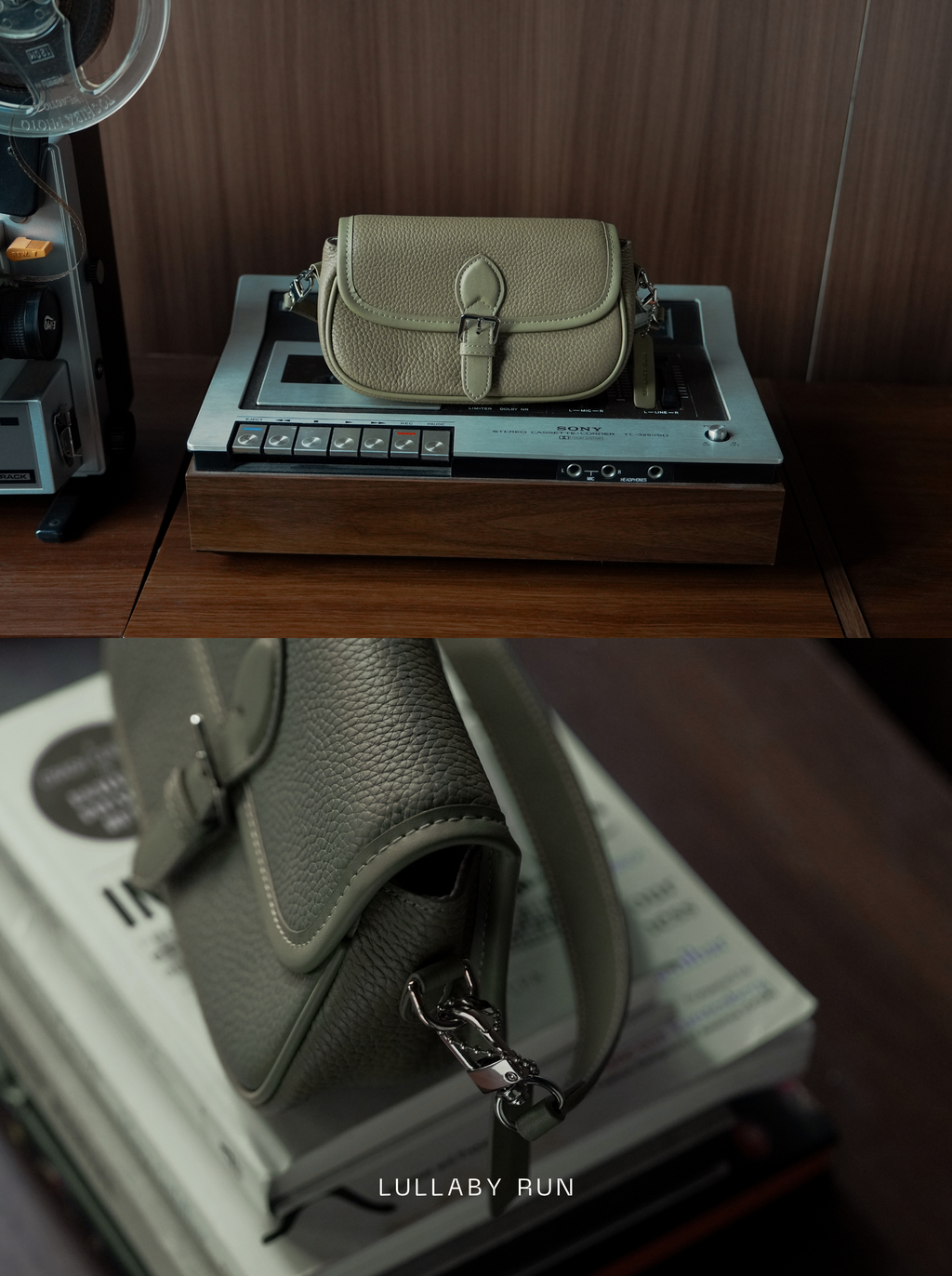 The Buckle Baby in Moss Green