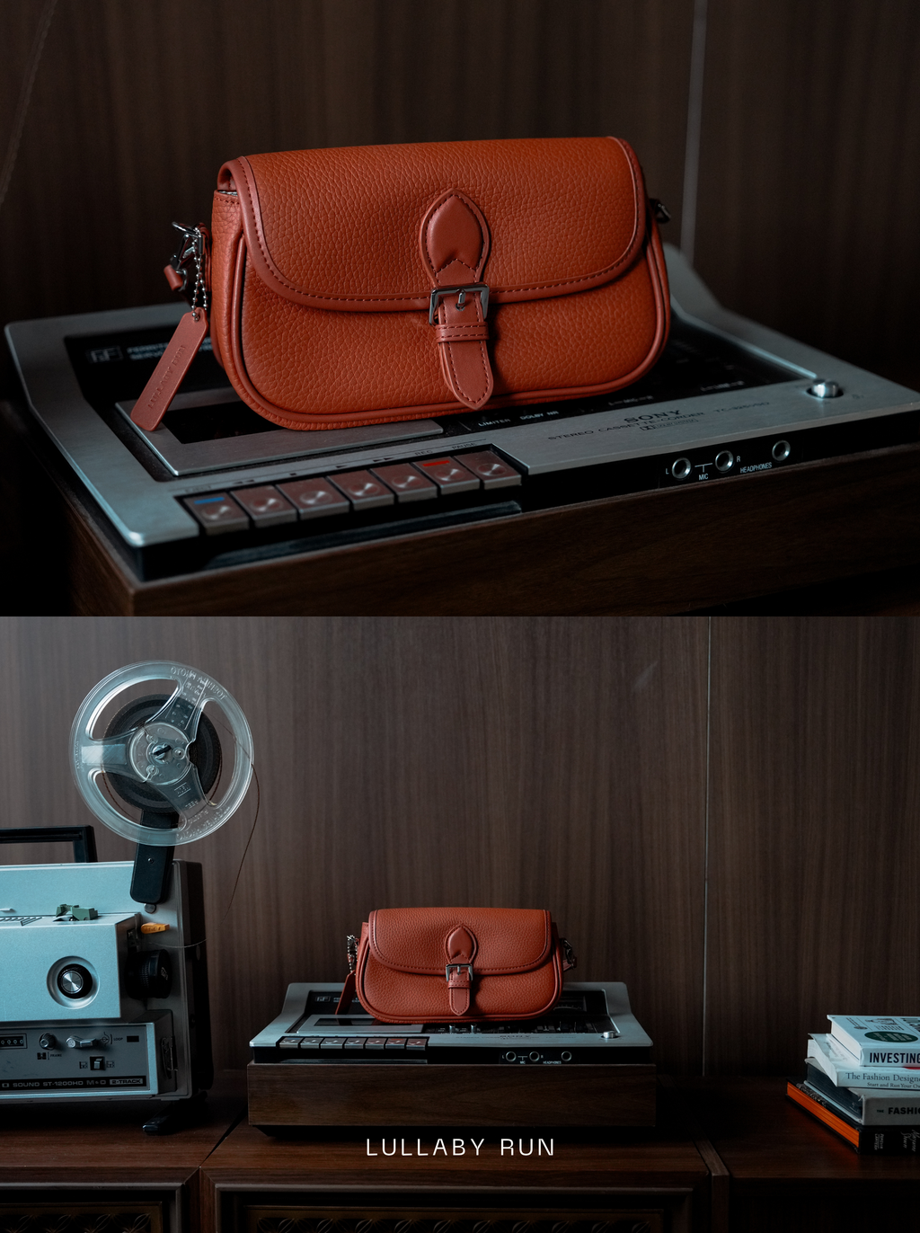 The Buckle Baby in Rust Orange