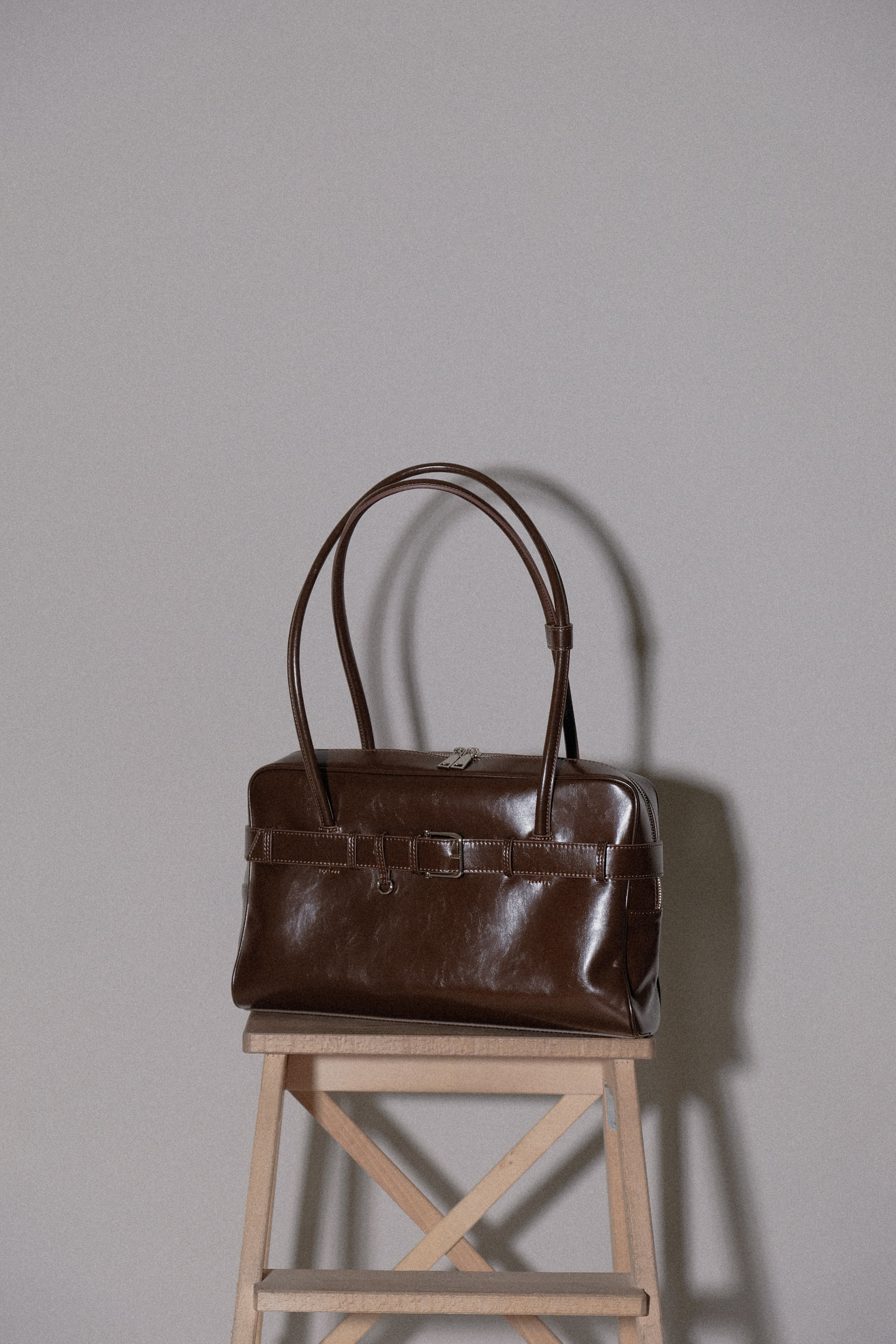 [PRE-ORDER] The Archive Bowler (Belted Ver.) in Dark Chocolate