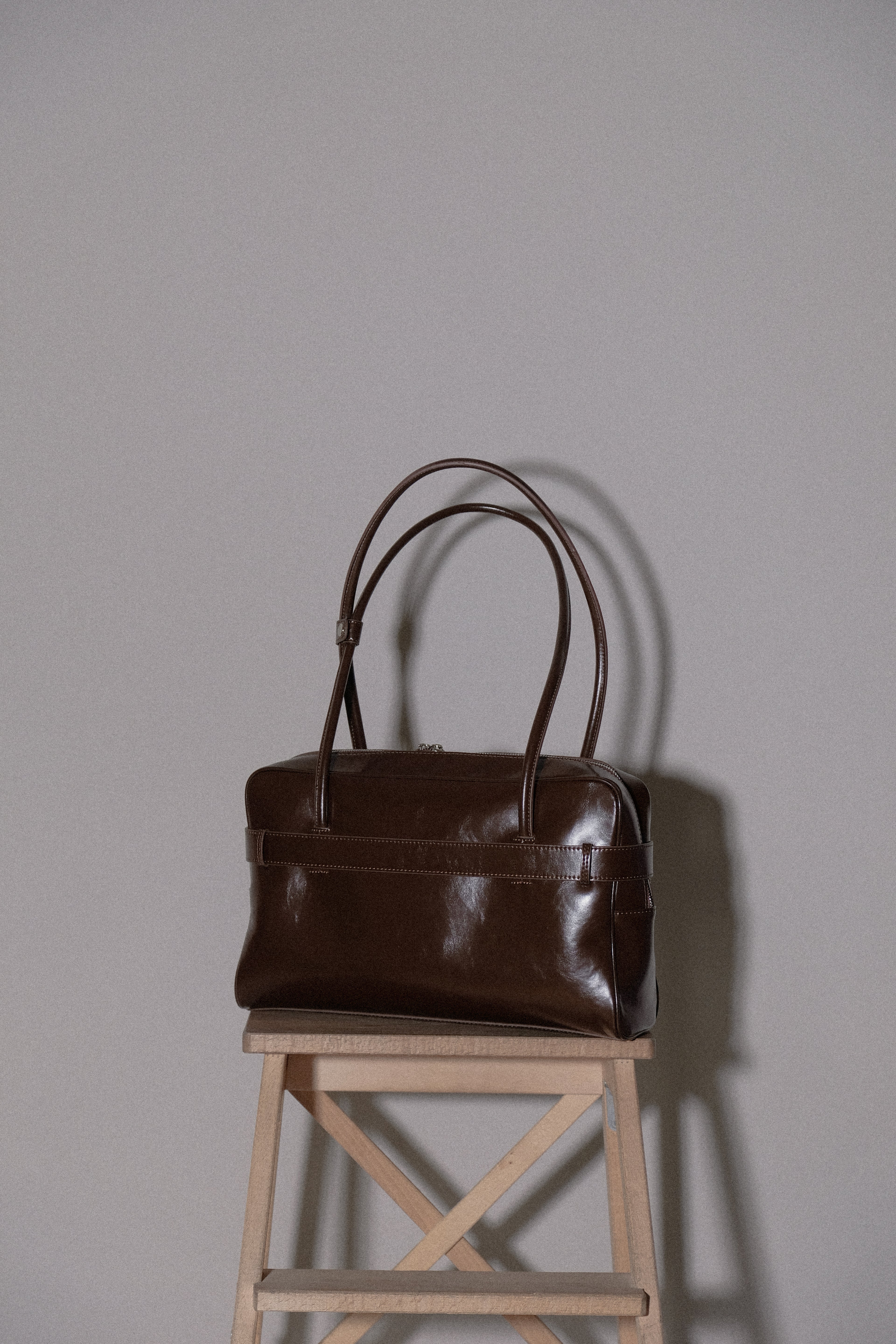 [PRE-ORDER] The Archive Bowler (Belted Ver.) in Dark Chocolate