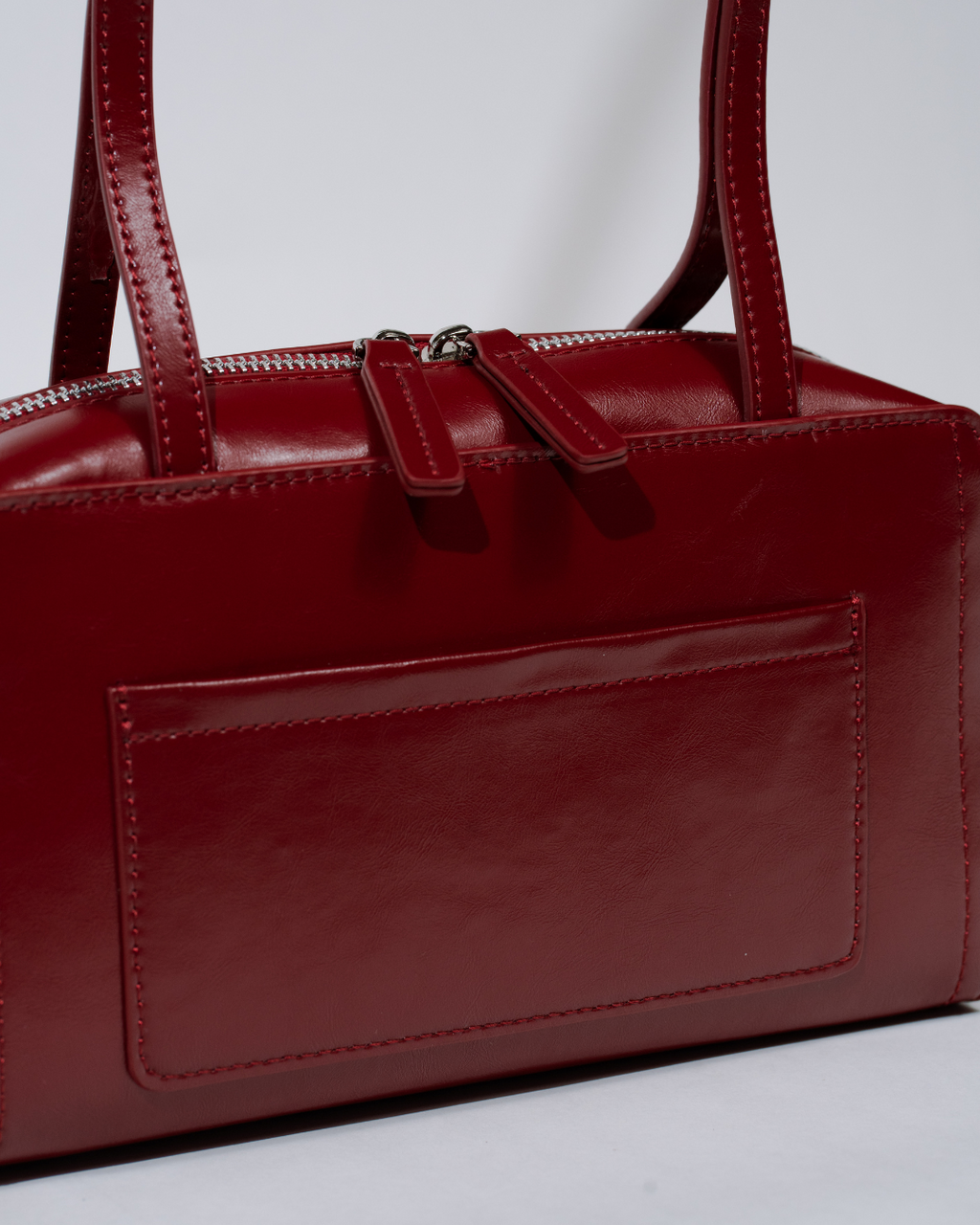 The Box Bowler in Dark Cherry