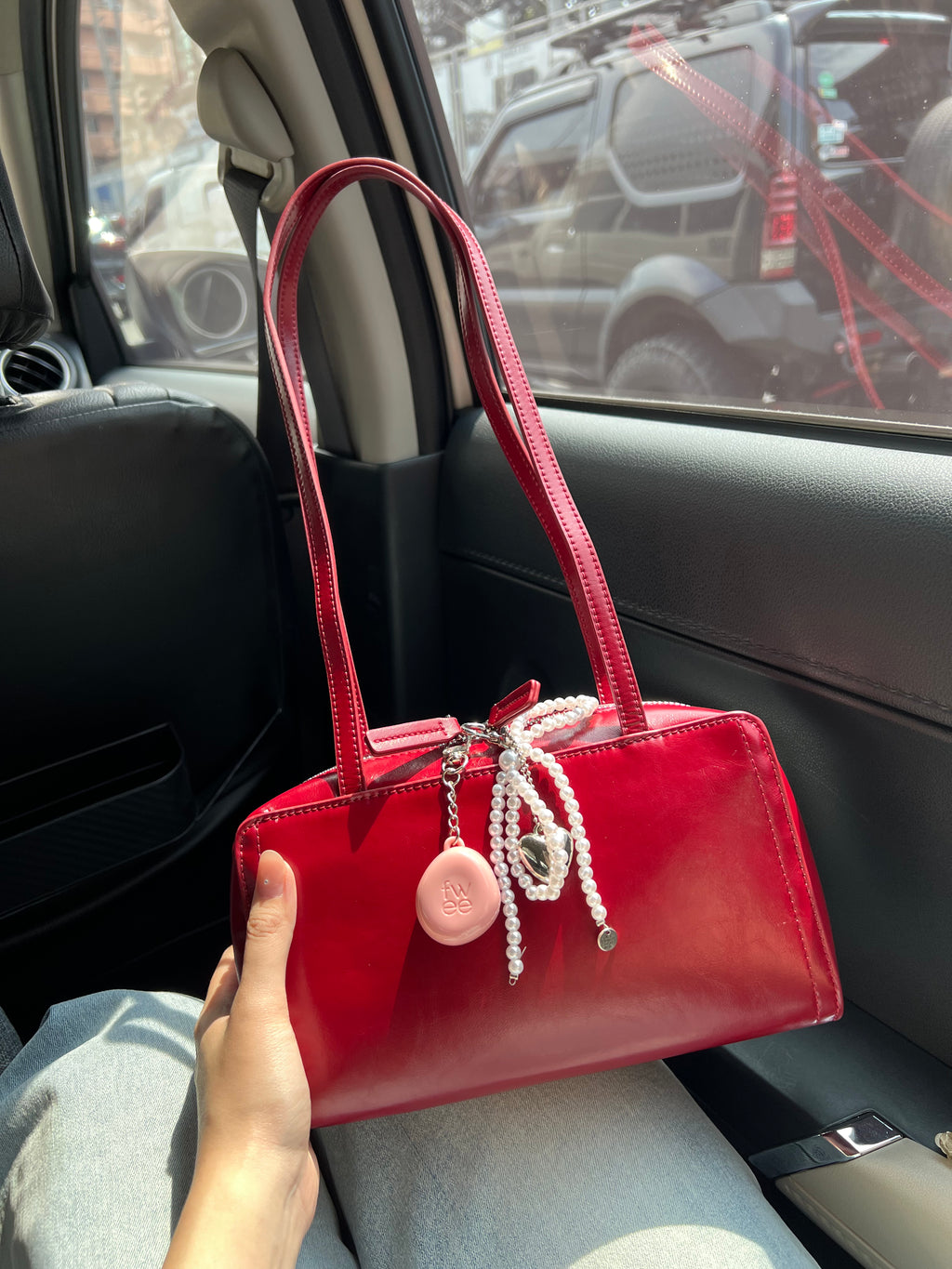 The Box Bowler in Dark Cherry