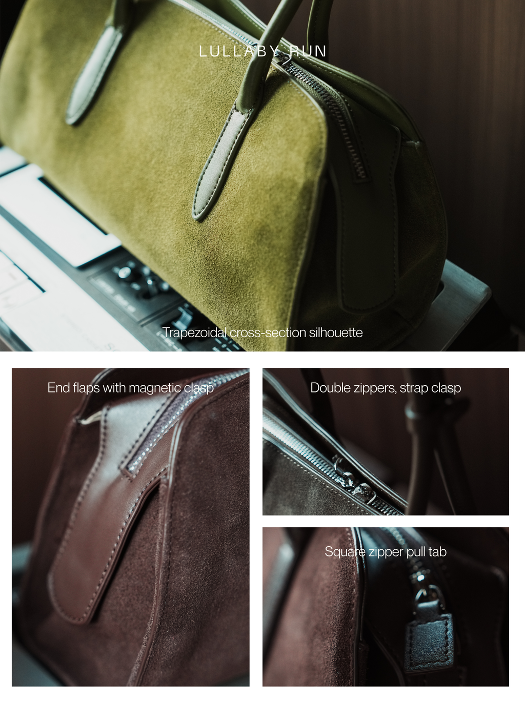 The Dune Midi in Olive Green