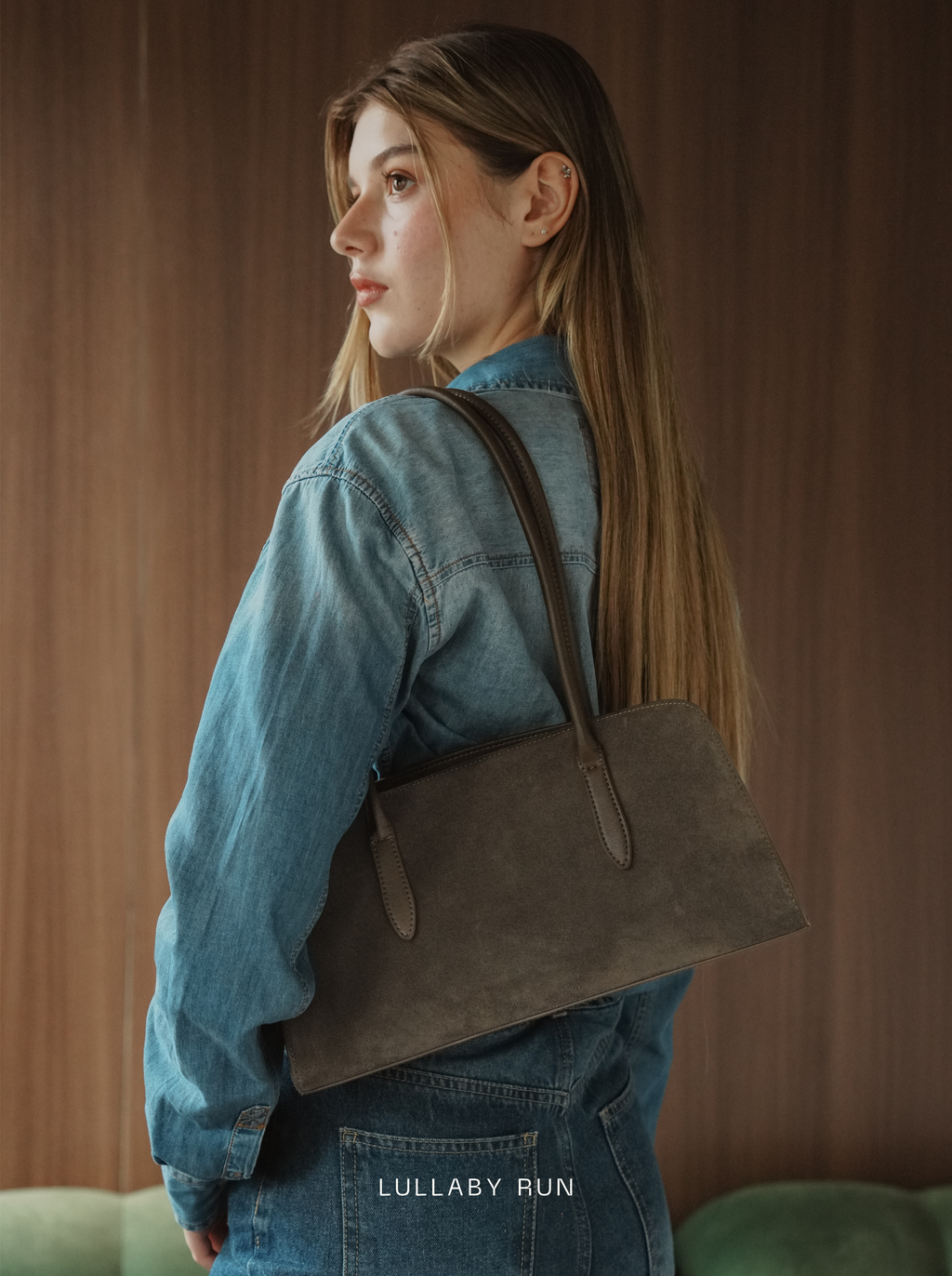 The Dune Midi in Ash Brown