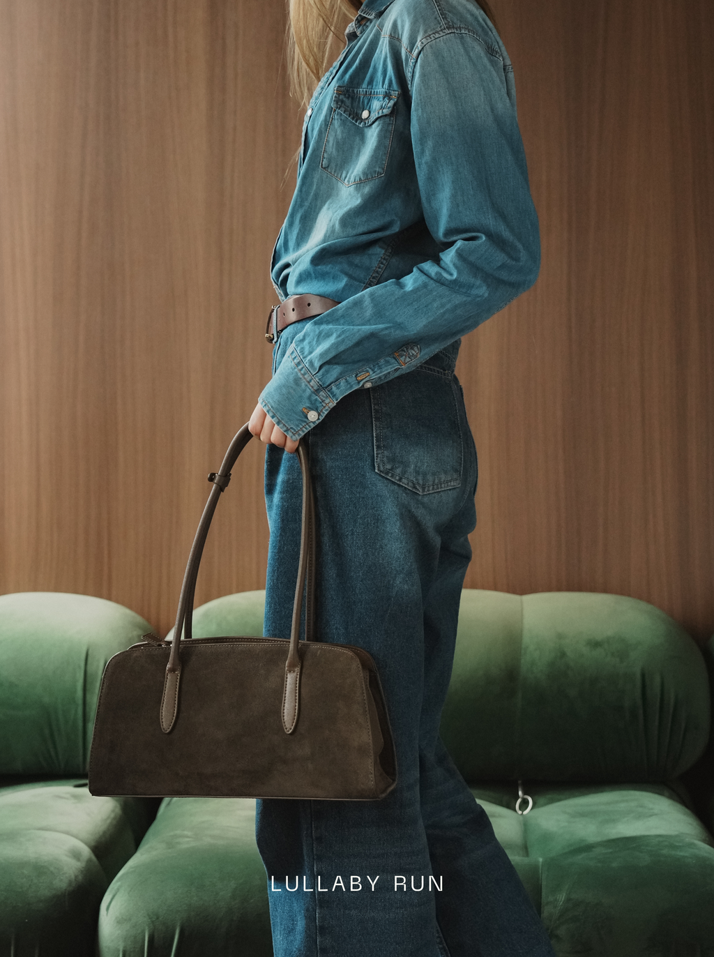 The Dune Midi in Ash Brown