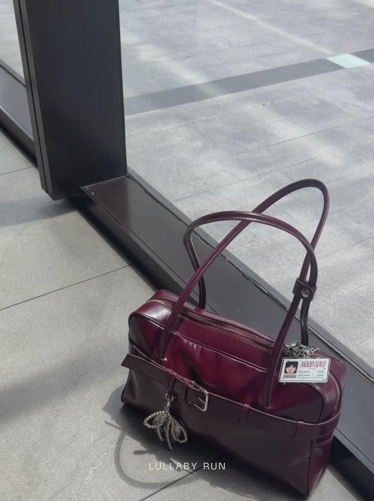 The Archive Bowler (Belted Ver.) in Burgundy Wine