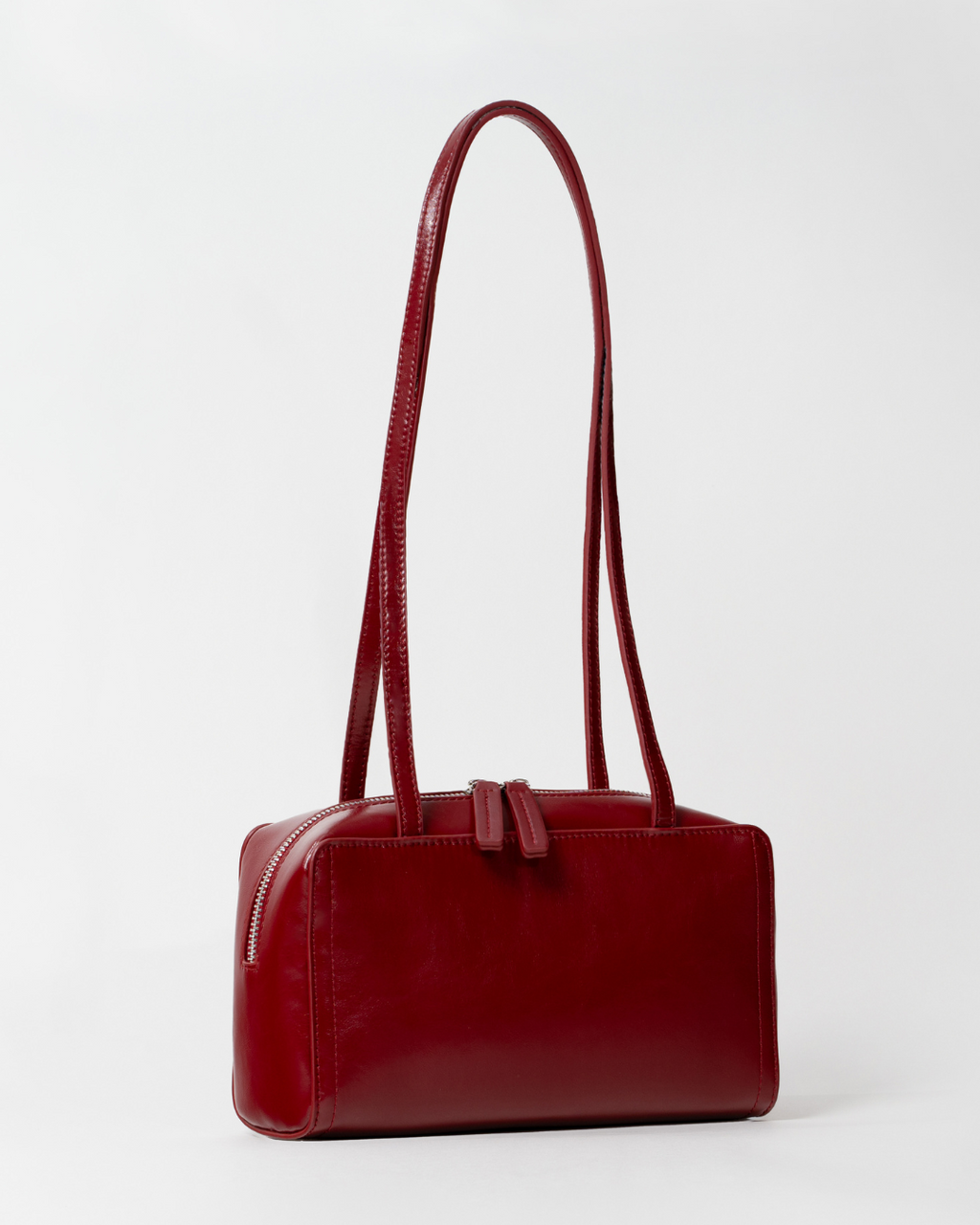 The Box Bowler in Dark Cherry